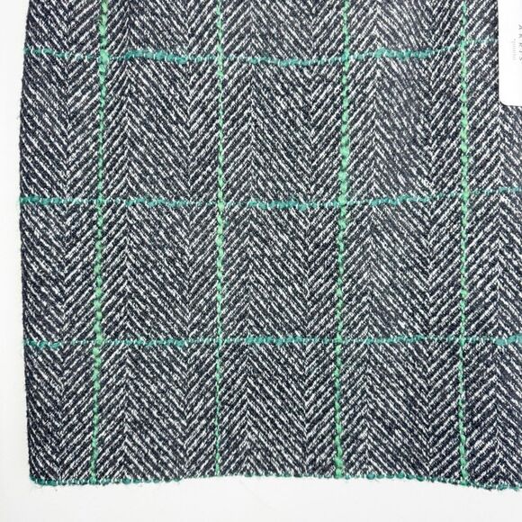 AKRIS PUNTO | NEW Windowpane Check Herringbone Pencil Skirt Women’s Size 10 - Picture 7 of 15